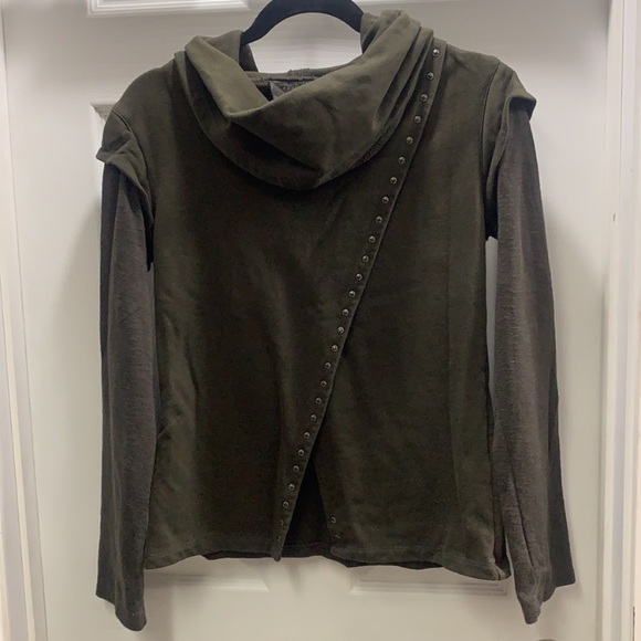 Paulo Magic Sweater size 2 Olive - Picture 8 of 9